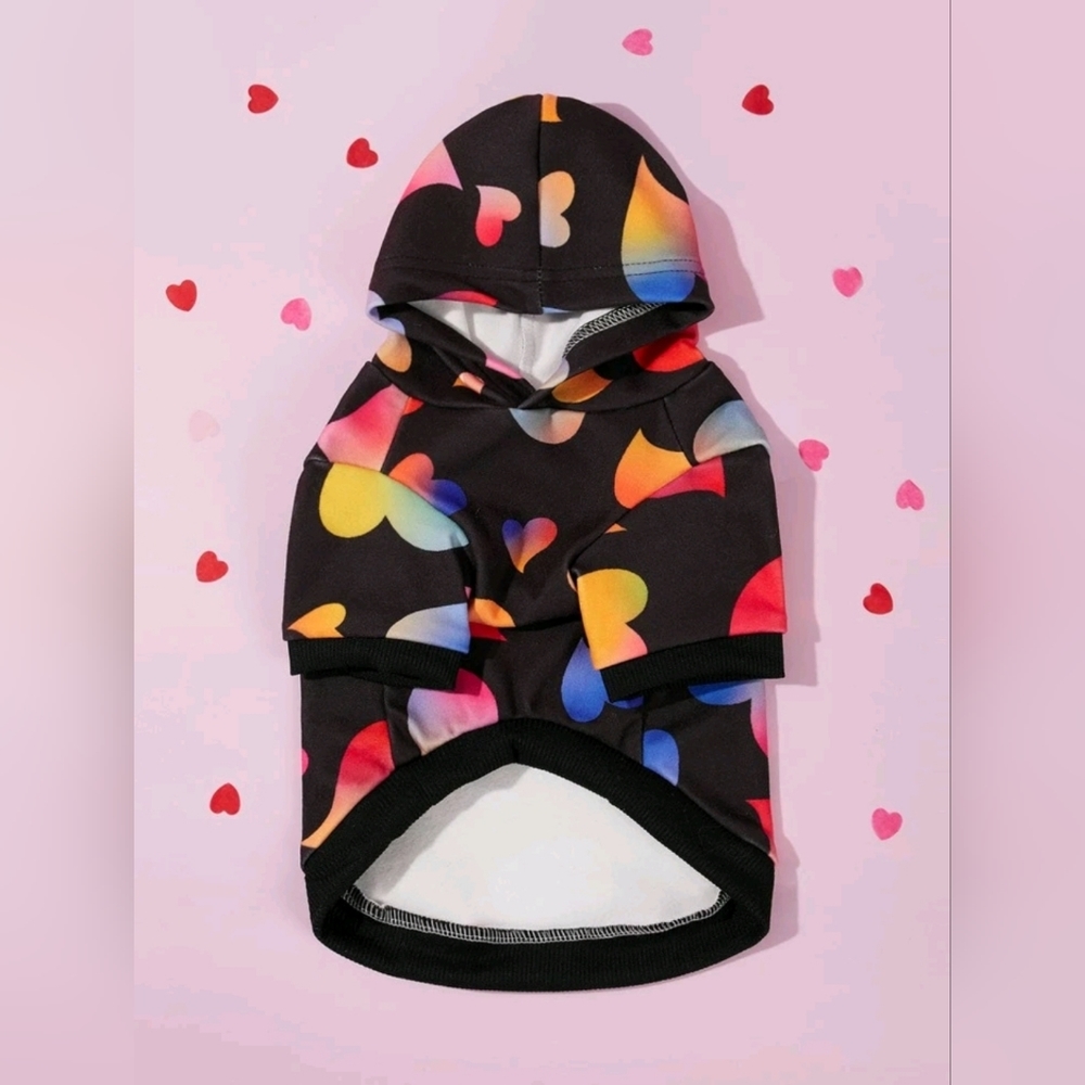 New Heart Pet Hoodie